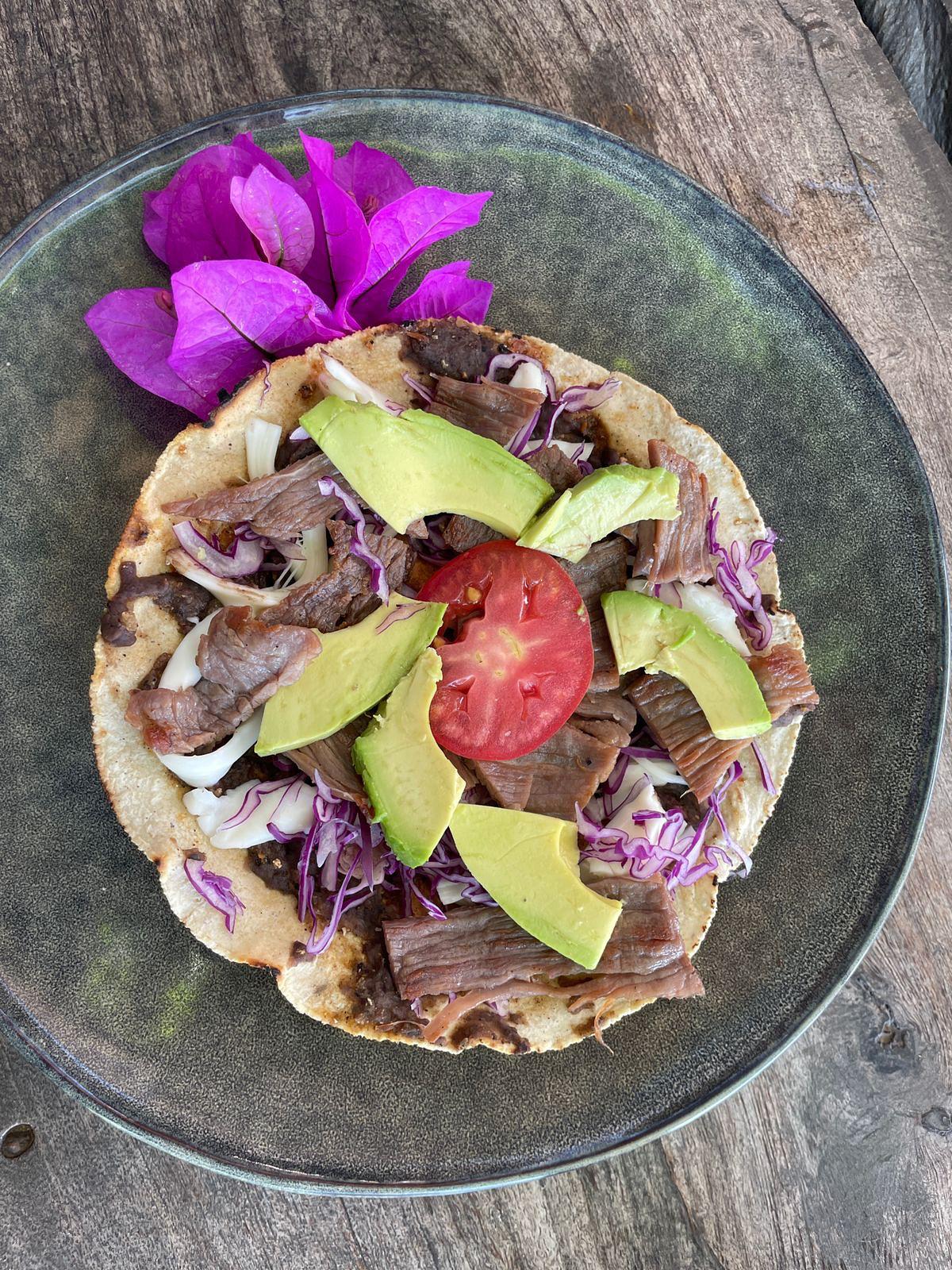 Traditional Tlayudas